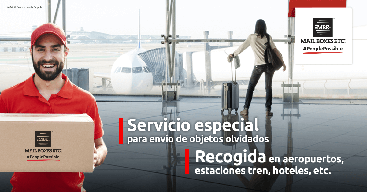 enviar objetos perdidos oficina aeropuerto españa